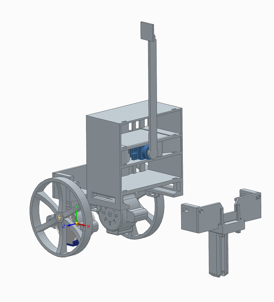 Robot - isometric view rear